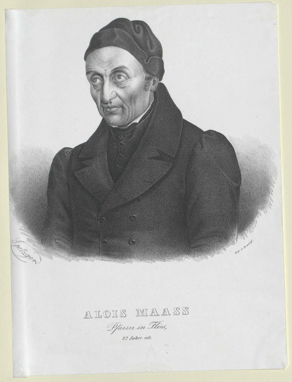 Alois Maas (nyomtatás) alkotó: Artist Unknown