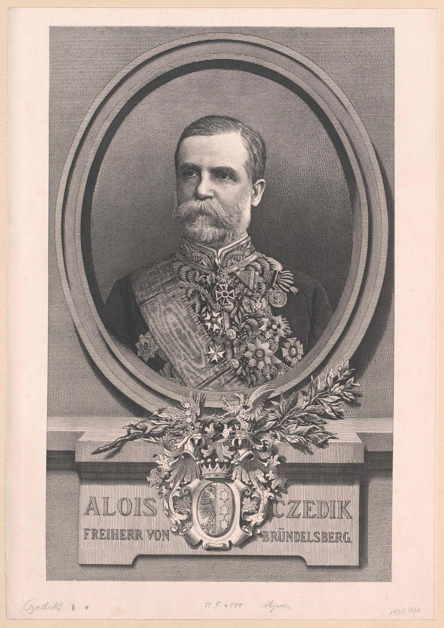 Aloysius báró Czedik-Bruendelsberg (nyomtatás) alkotó: Artist Unknown