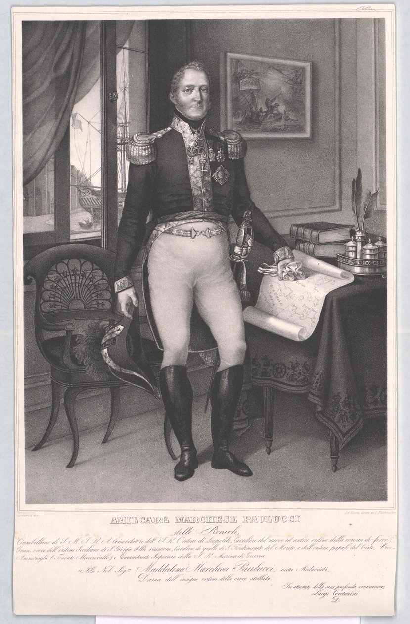 Amilcare Marquis Paulucci delle Roncole márki alkotó: Artist Unknown