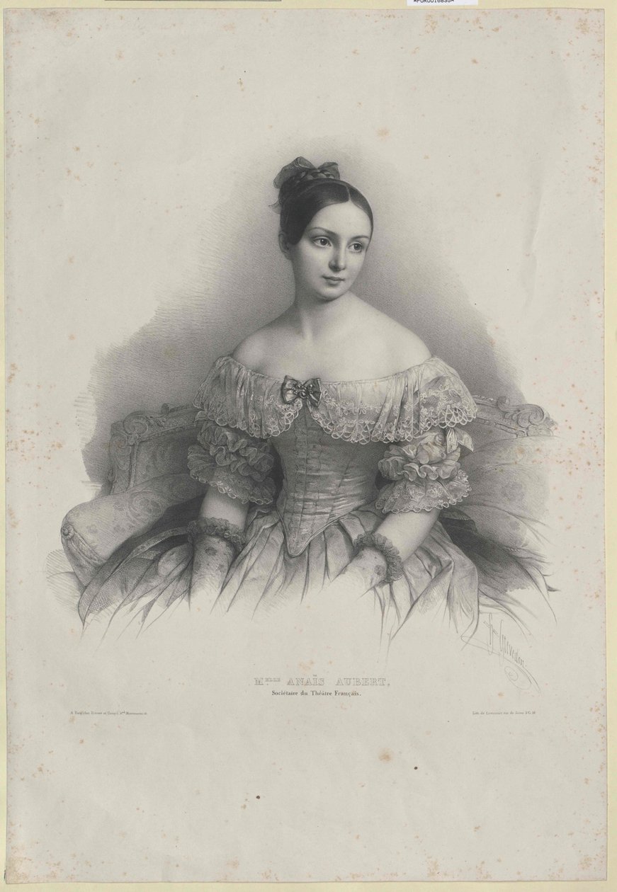 Anais Pauline Natalie Aubert alkotó: Artist Unknown