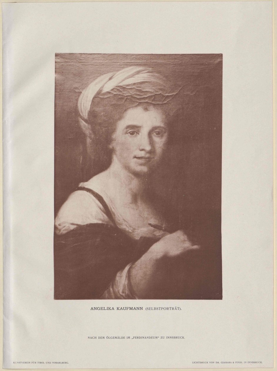 Angelika Kauffmann (nyomtatás) alkotó: Artist Unknown