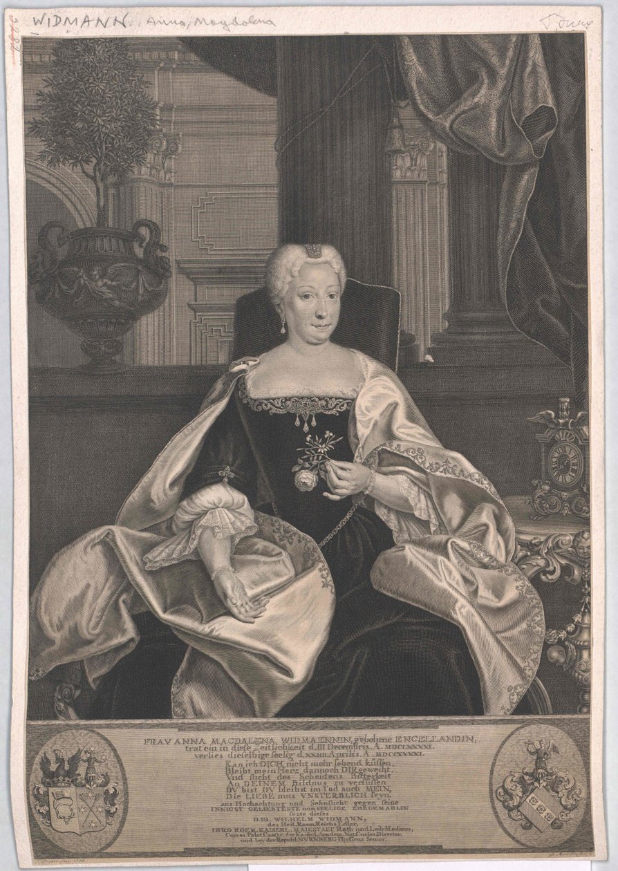 Anna Magdalene Engelland alkotó: Artist Unknown