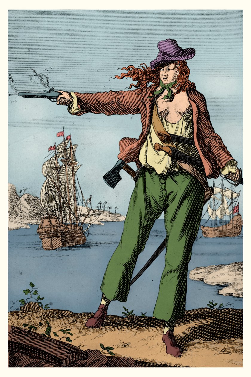 Anne Bonney (nyomtatás) alkotó: Artist Unknown