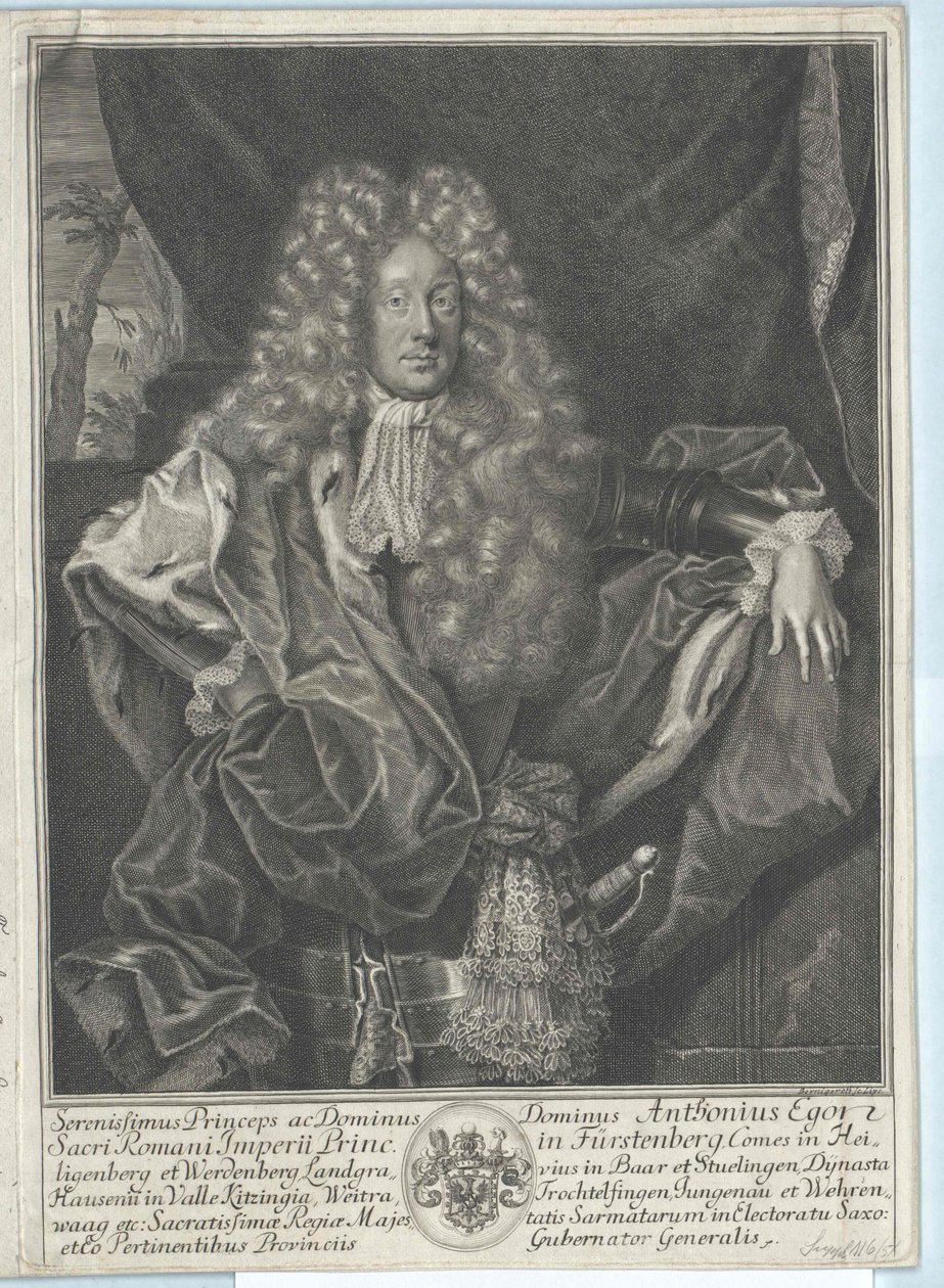 Anton Egon gróf von Fürstenberg alkotó: Artist Unknown