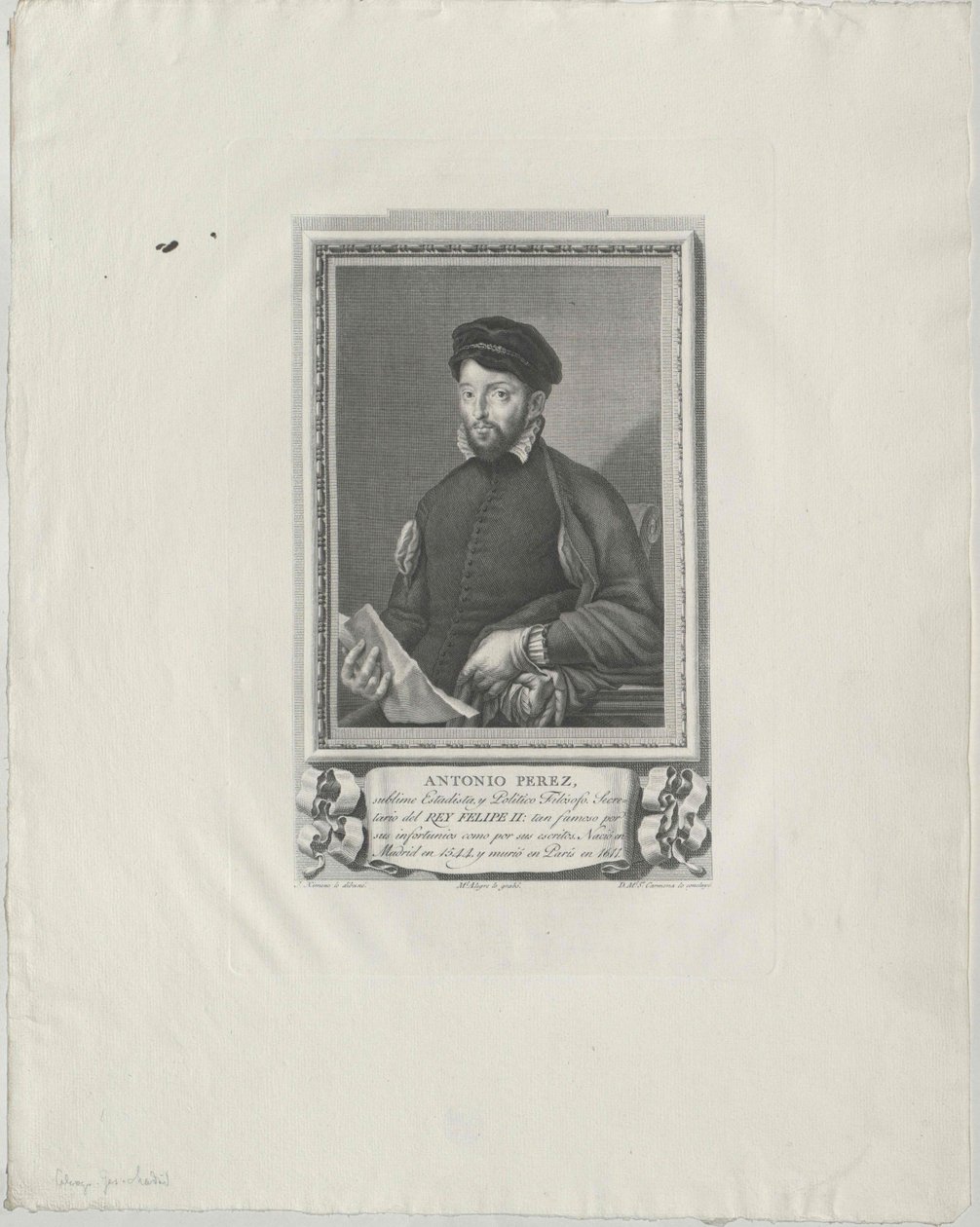 Antonio Perez alkotó: Artist Unknown