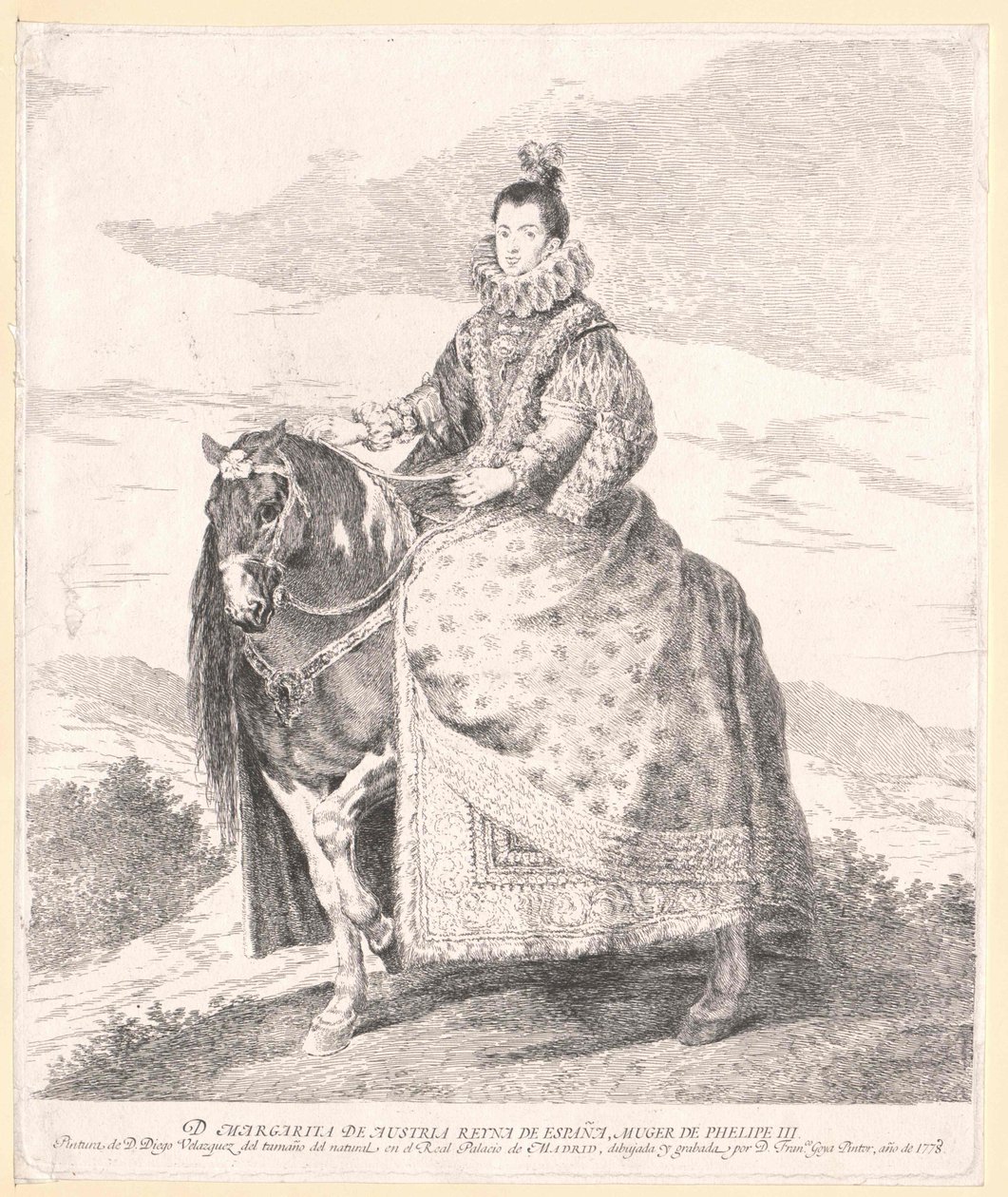 Ausztria főhercegnője (1584-1611) Margit alkotó: Artist Unknown