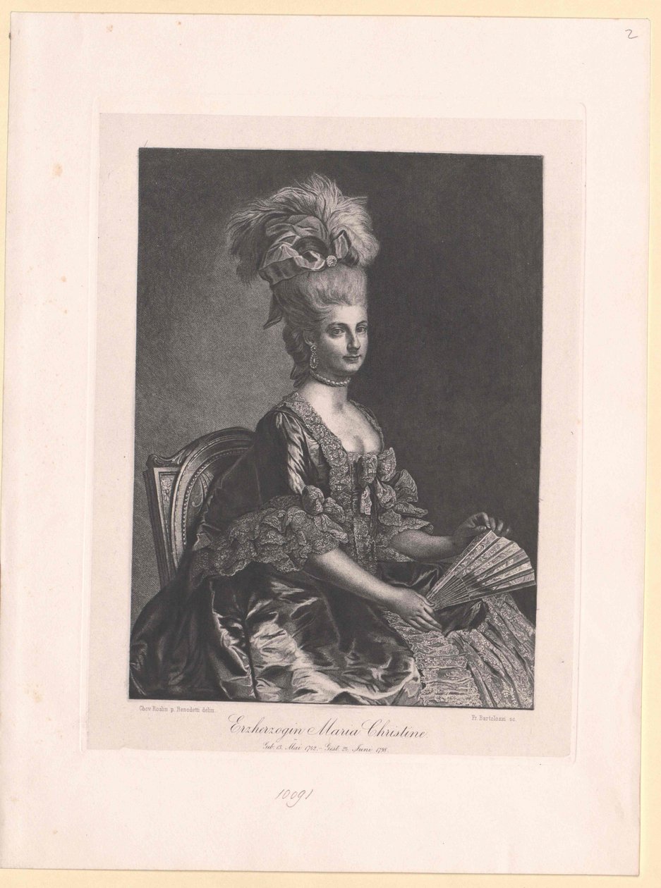 Marie Christine osztrák főhercegnő alkotó: Artist Unknown