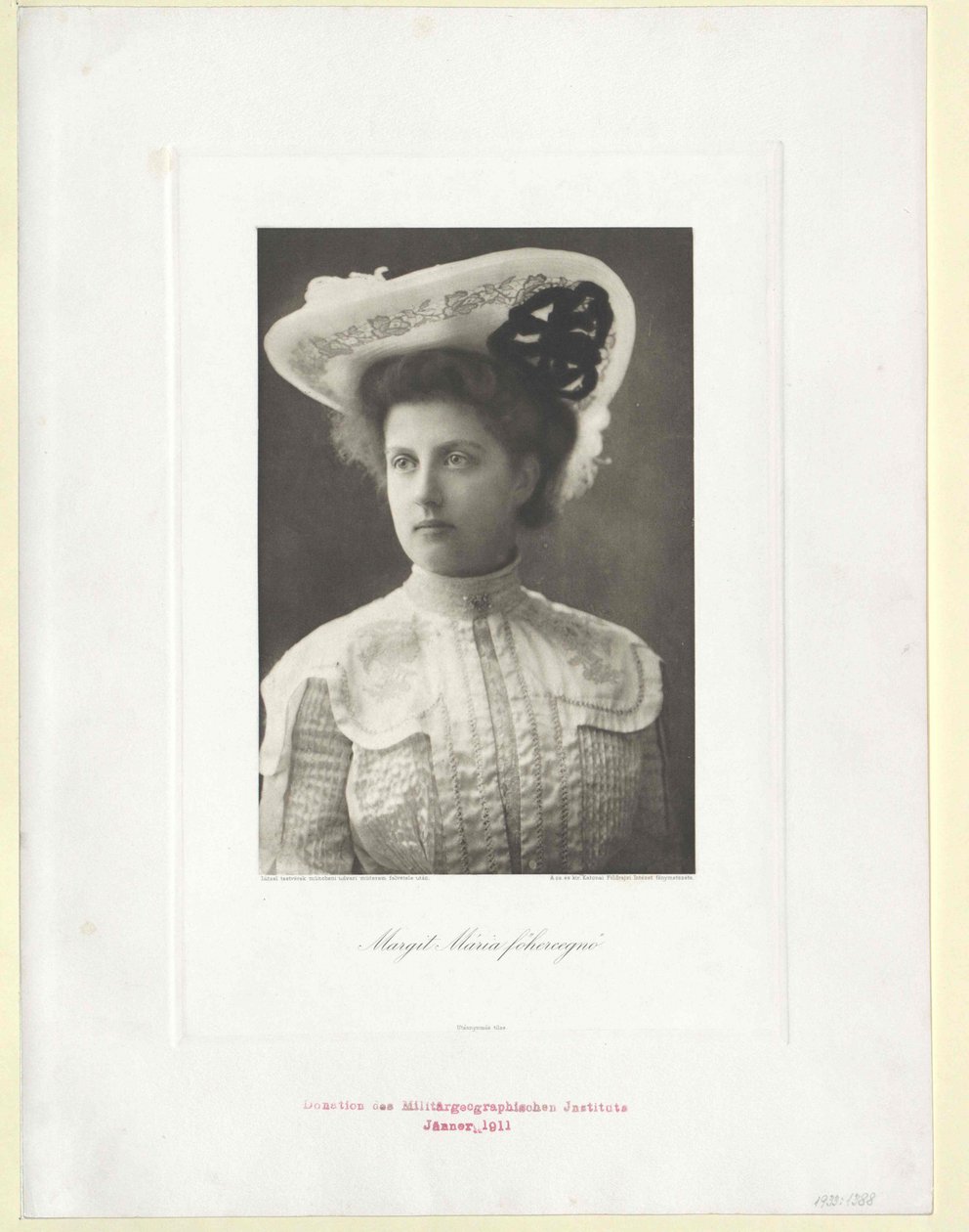 Margit osztrák főhercegnő Toszkána Margit alkotó: Artist Unknown