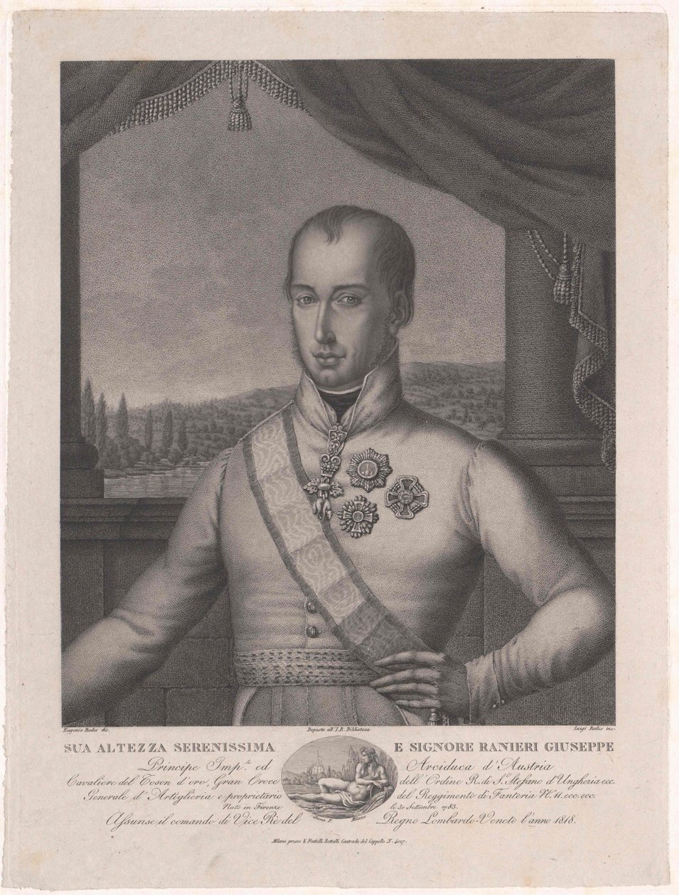 Rainer osztrák főherceg alkotó: Artist Unknown