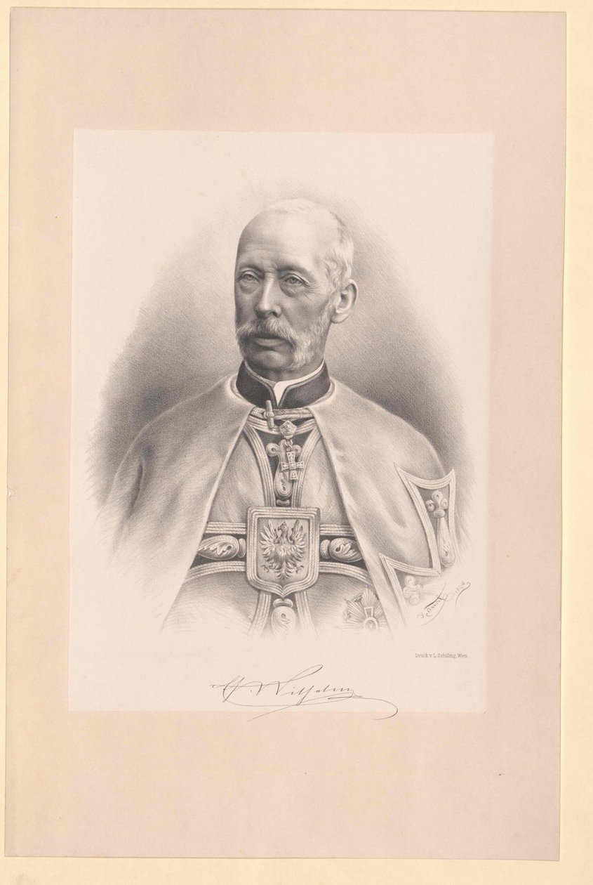 Wilhelm osztrák főherceg (nyomtatás) alkotó: Artist Unknown
