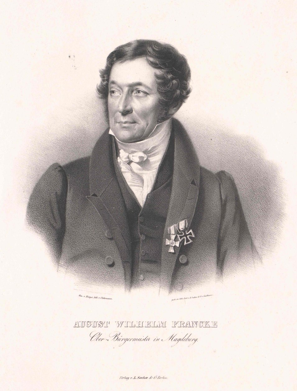 August Wilhelm Francke (nyomtatás) alkotó: Artist Unknown