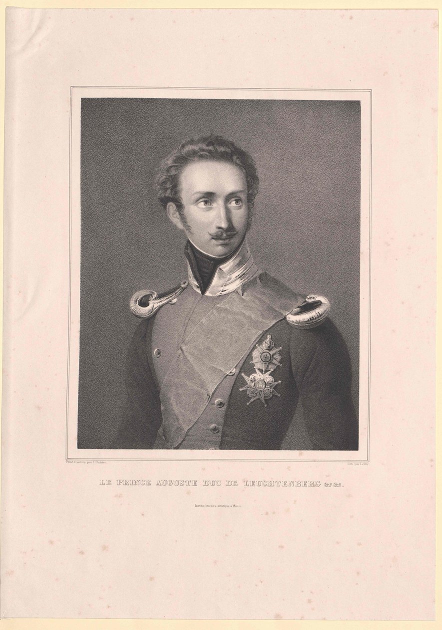 August Leuchtenberg herceg alkotó: Artist Unknown