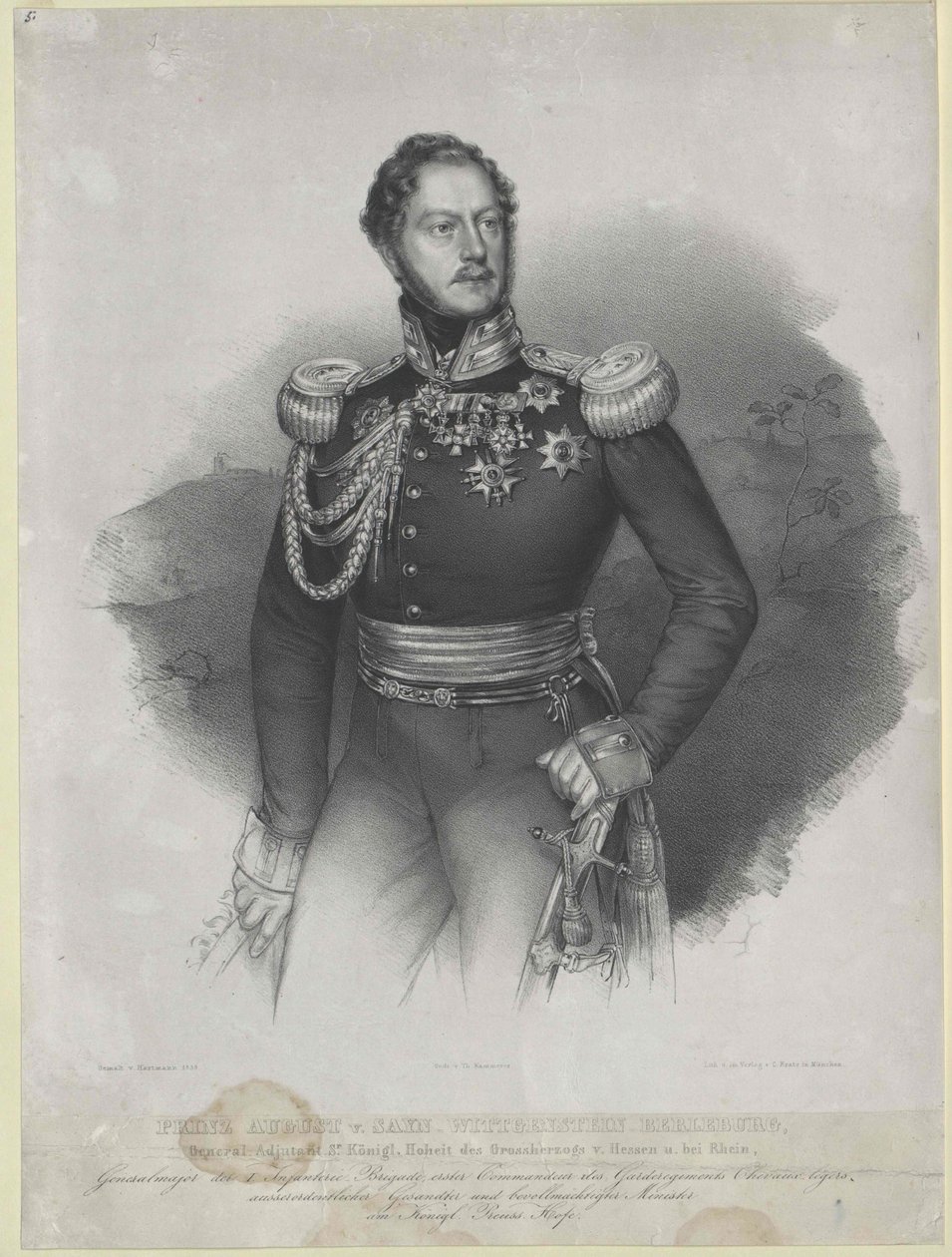 Sayn-Wittgenstein-Berleburg augusztusi hercege alkotó: Artist Unknown