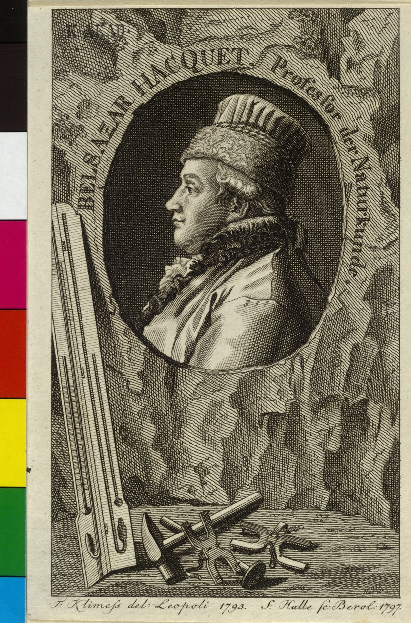 Balthazar Hacquet de La motte (nyomtatás) alkotó: Artist Unknown