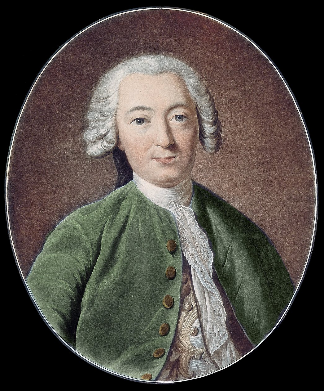 CLAUDE ADRIEN HELVETIUS. Angol filozófus (metszet) alkotó: Artist Unknown