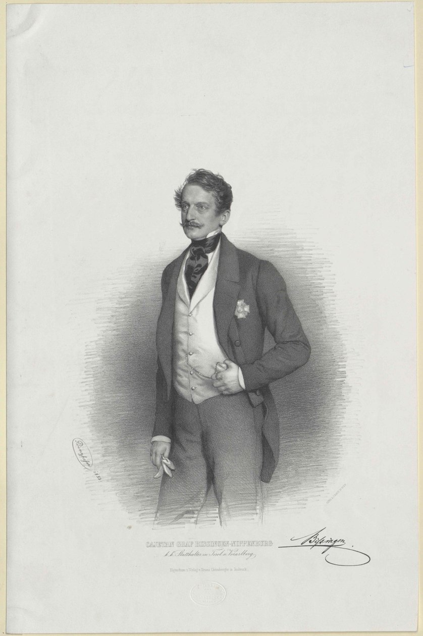 Cajetan gróf von Bissingen és Nippenburg alkotó: Artist Unknown