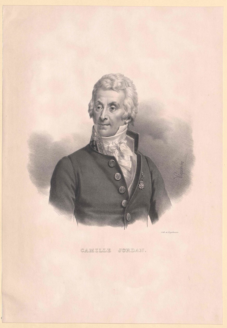 Camille Jordan (nyomtatás) alkotó: Artist Unknown