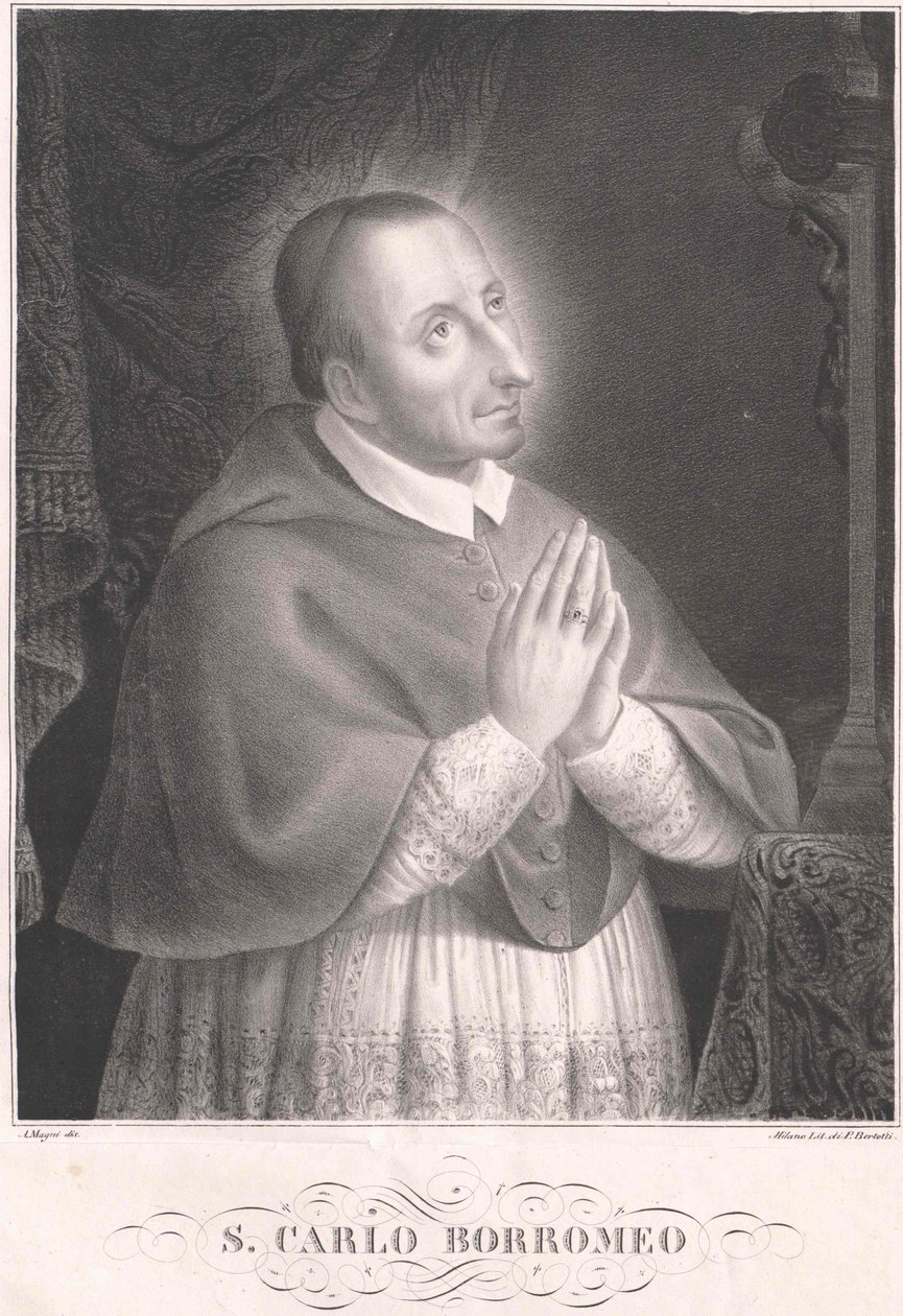Carlo Borromeo, alkotó: Artist Unknown