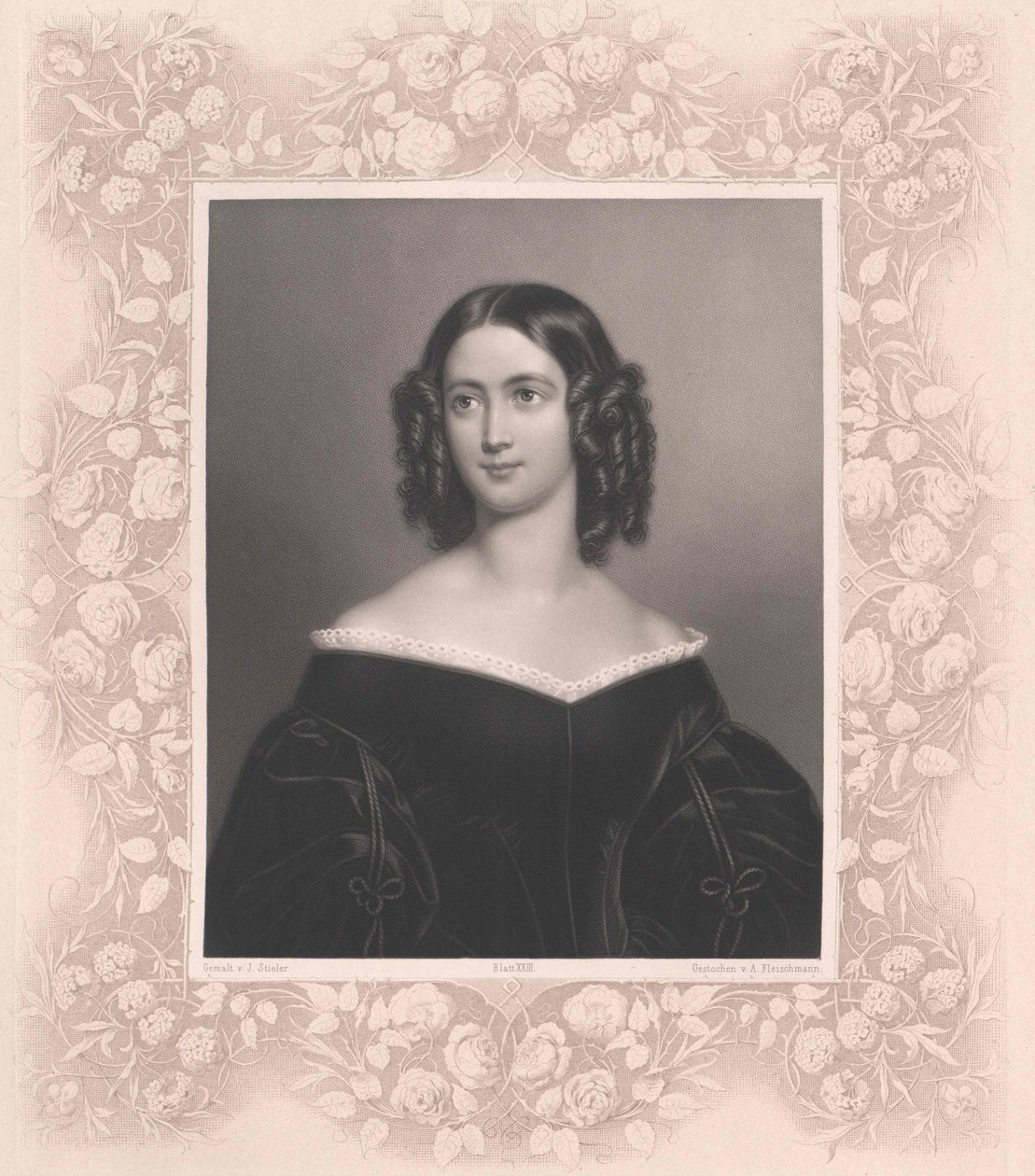Caroline Lizius (nyomtatás) alkotó: Artist Unknown