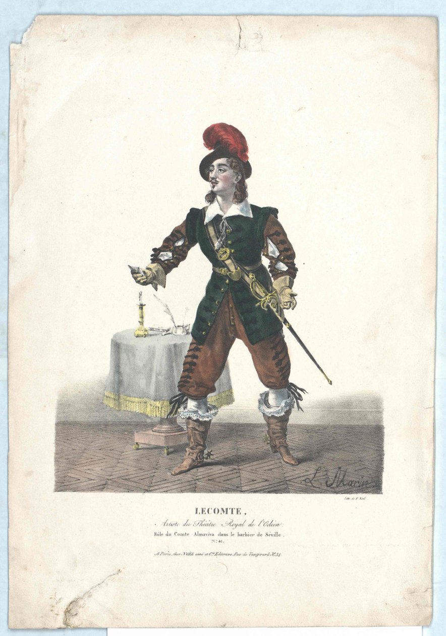 Charles Horace Badun Lecomte alkotó: Artist Unknown