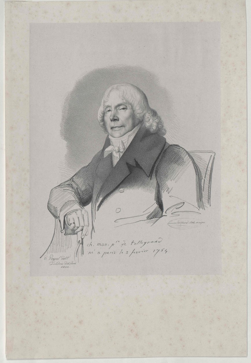 Charles Maurice Talleyrand-Perigord hercege alkotó: Artist Unknown