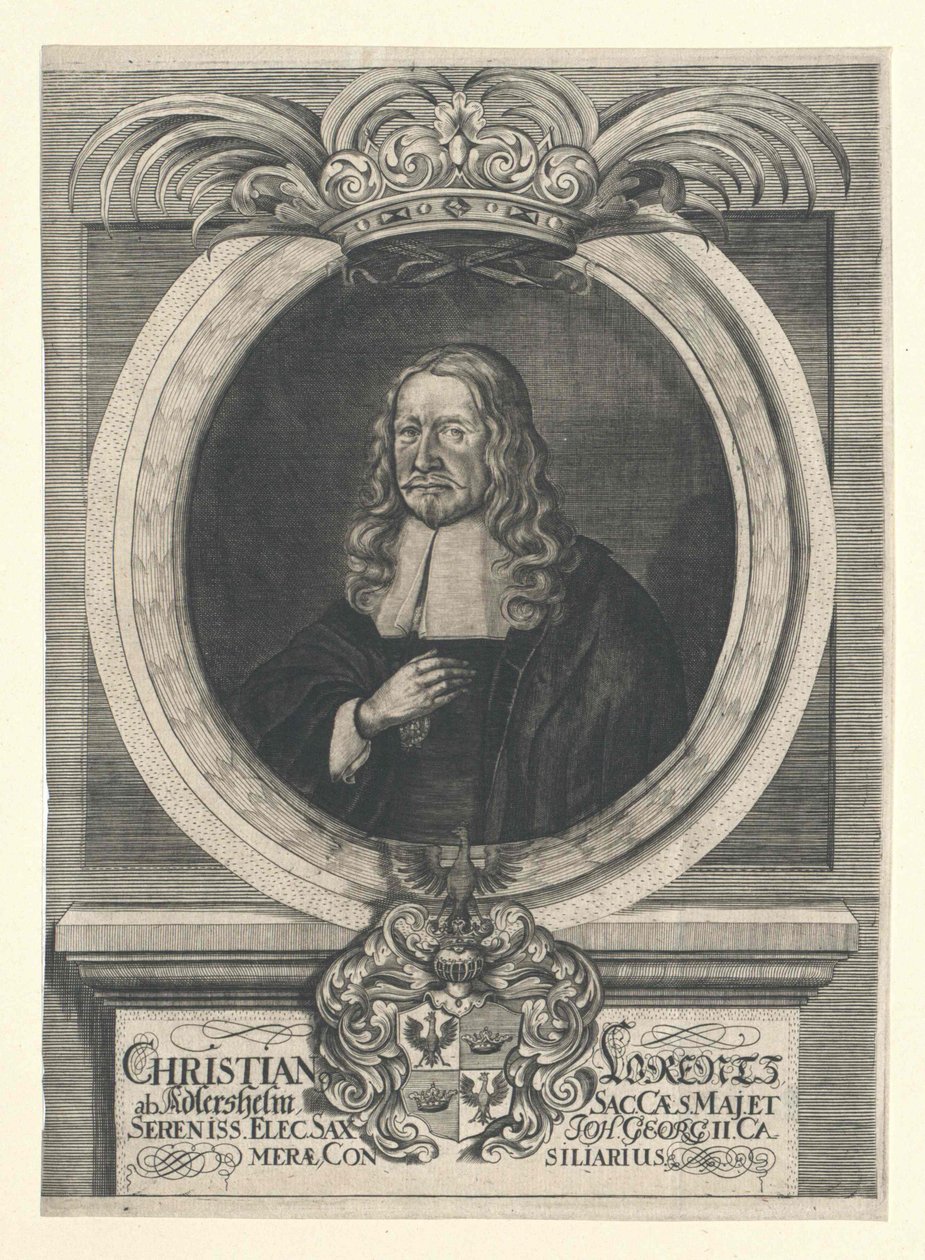 Christian Lorenz Adlershelm (nyomtatás) alkotó: Artist Unknown