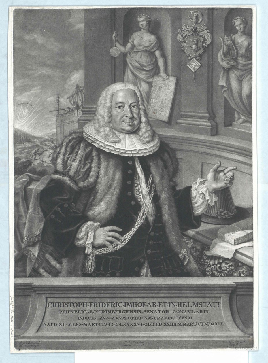 Christoph Frederick Imhof alkotó: Artist Unknown