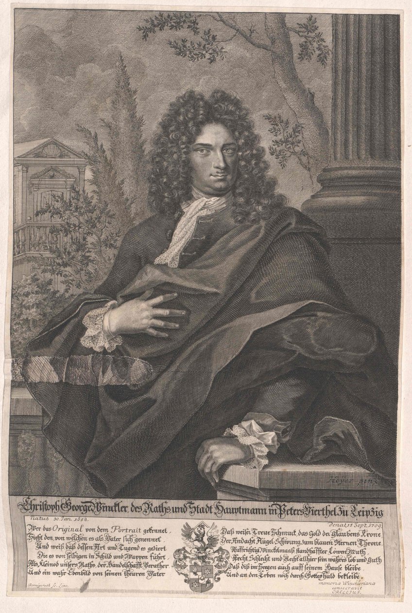 Christoph George Winckler alkotó: Artist Unknown