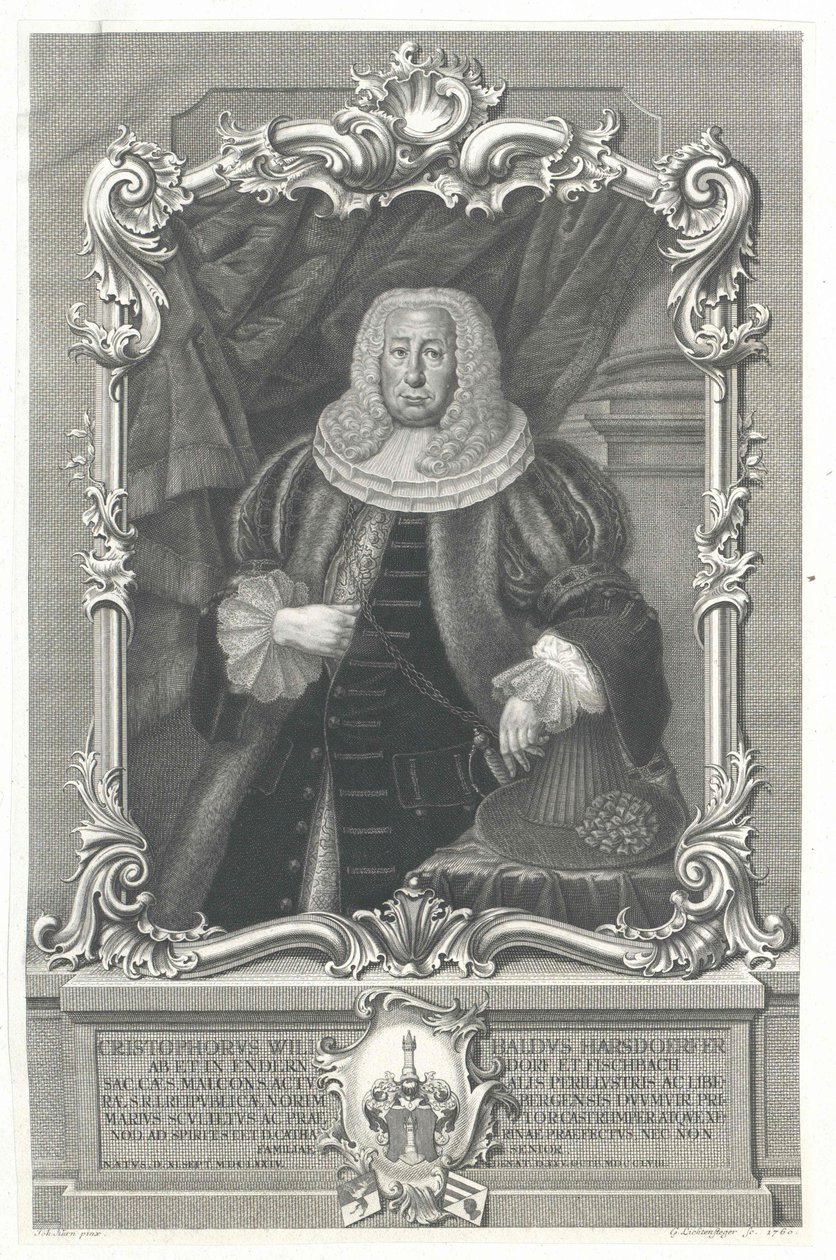 Christoph Wilibald Harsdoerfer Enderndorfból alkotó: Artist Unknown