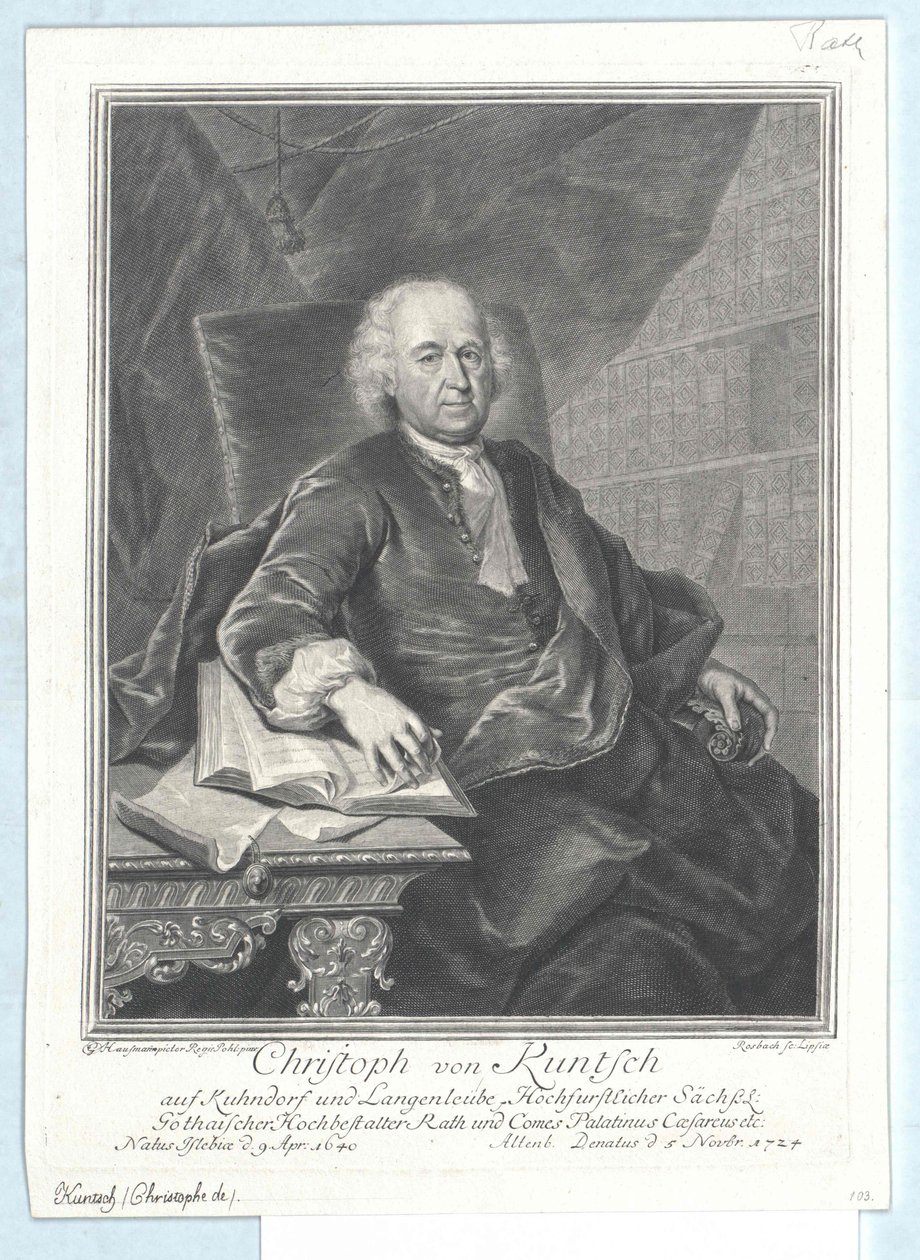 Christoph von Kuntsch alkotó: Artist Unknown