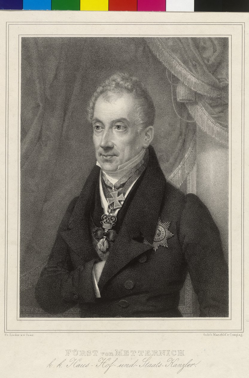 Clement Wenzel Lothar metternich-winnenburgi herceg alkotó: Artist Unknown