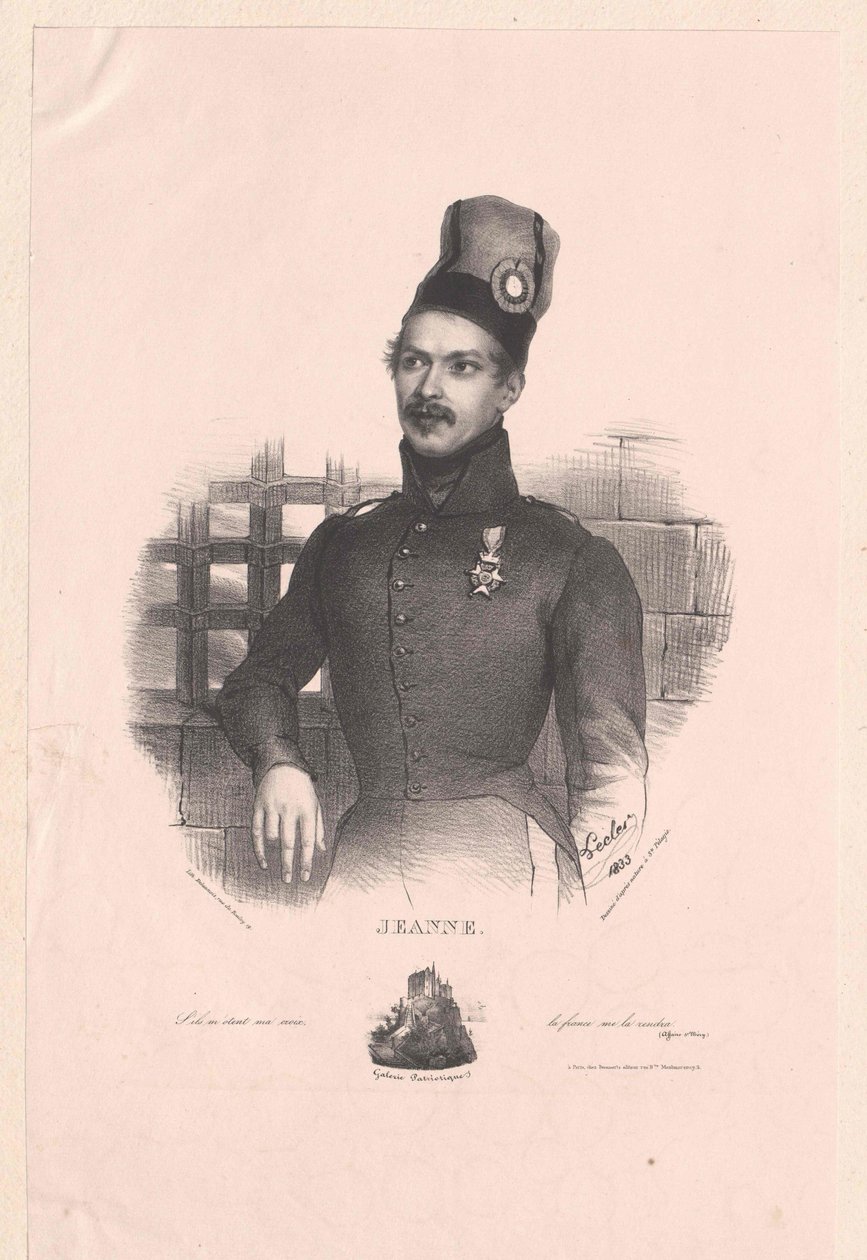 Kombinált púp Jeanne alkotó: Artist Unknown