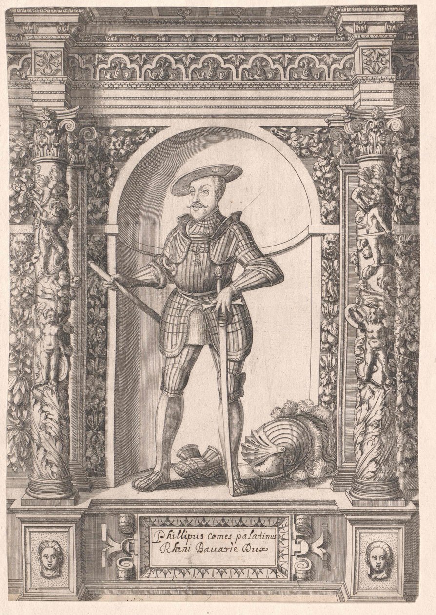Philipp, a Rajna-vidéki Palatinus grófja, a nyílt szívű alkotó: Artist Unknown