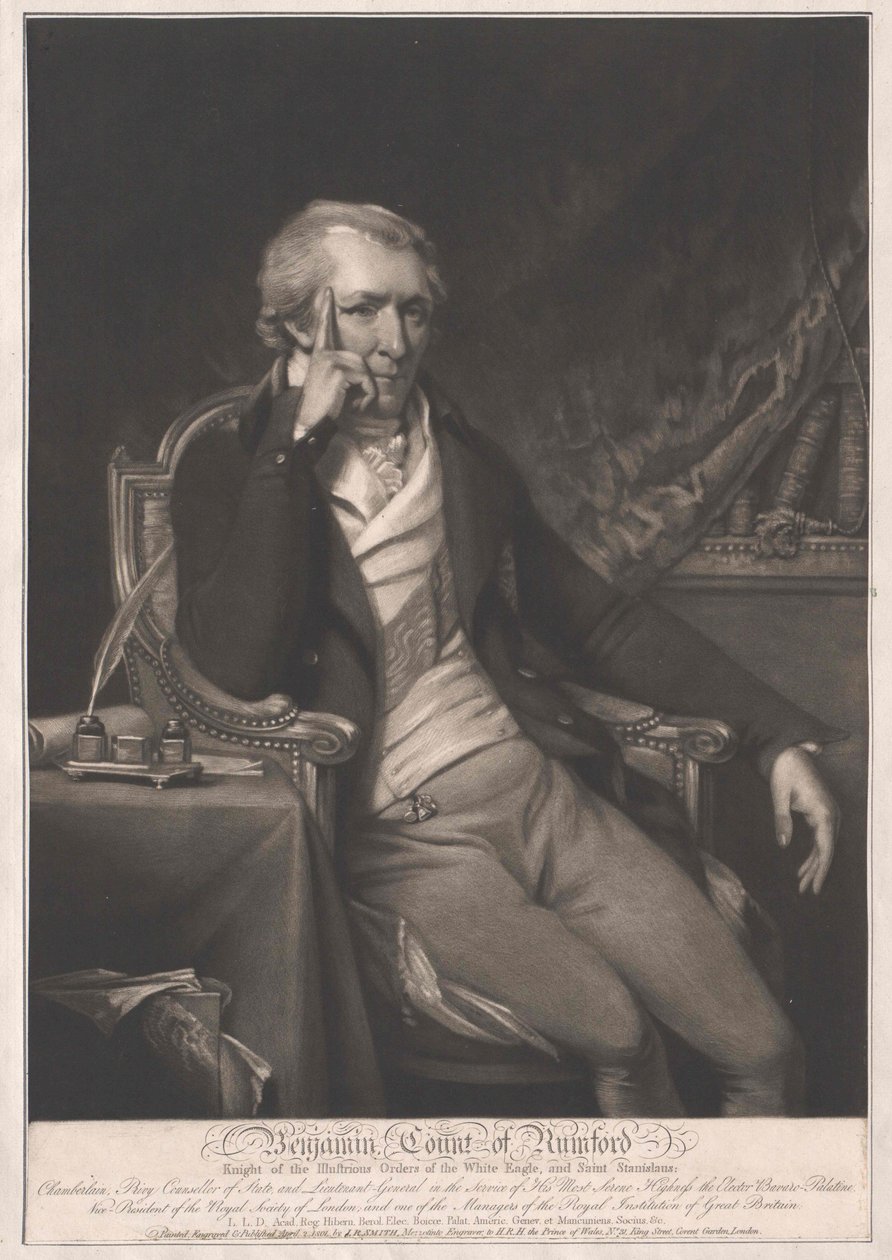 Rumford Thompson grófja alkotó: Artist Unknown