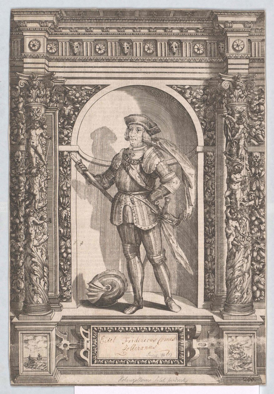 Zollern grófja Eitel Frederick II alkotó: Artist Unknown