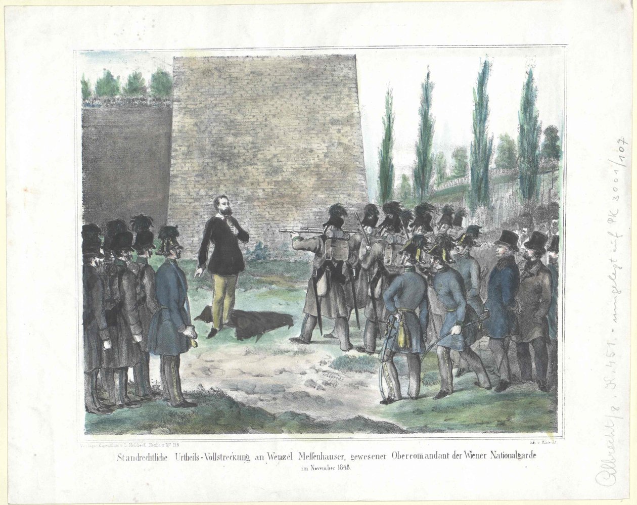 A bírósági ítélet végrehajtása a jack Messenhausernél alkotó: Artist Unknown