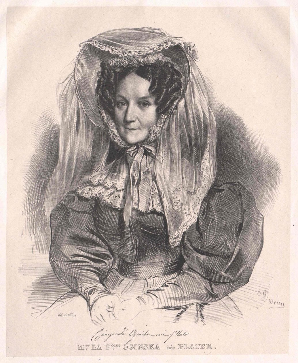 Cunigunde Plater grófnő alkotó: Artist Unknown