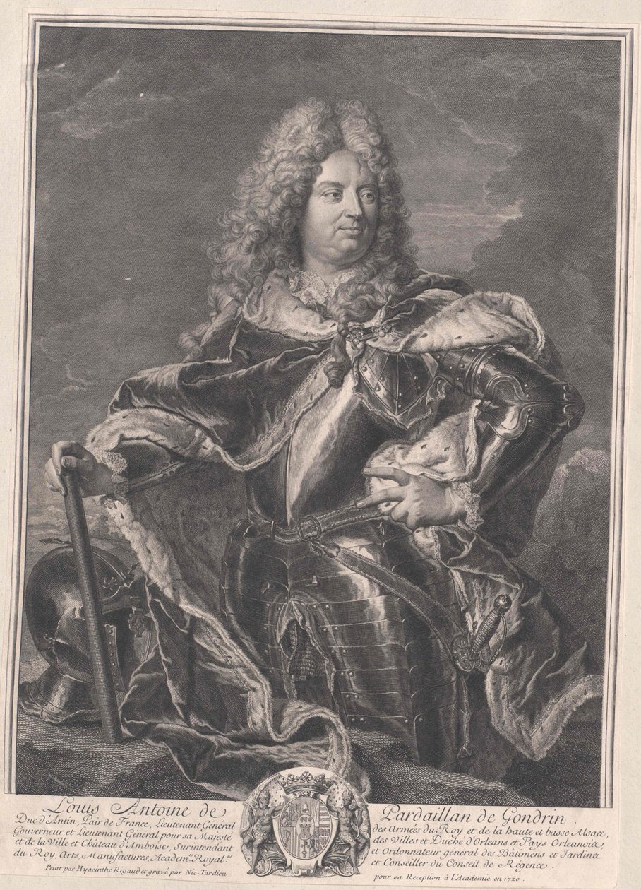 Pardaillan de Gondrin hercege alkotó: Artist Unknown