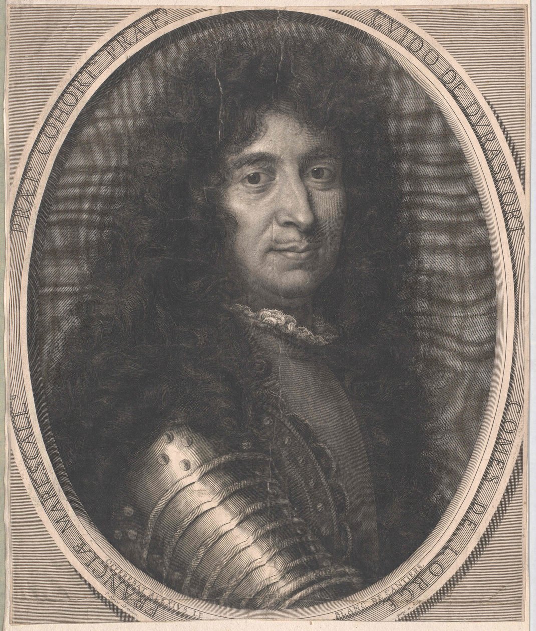Lorges Durfort hercege (nyomtatás) alkotó: Artist Unknown