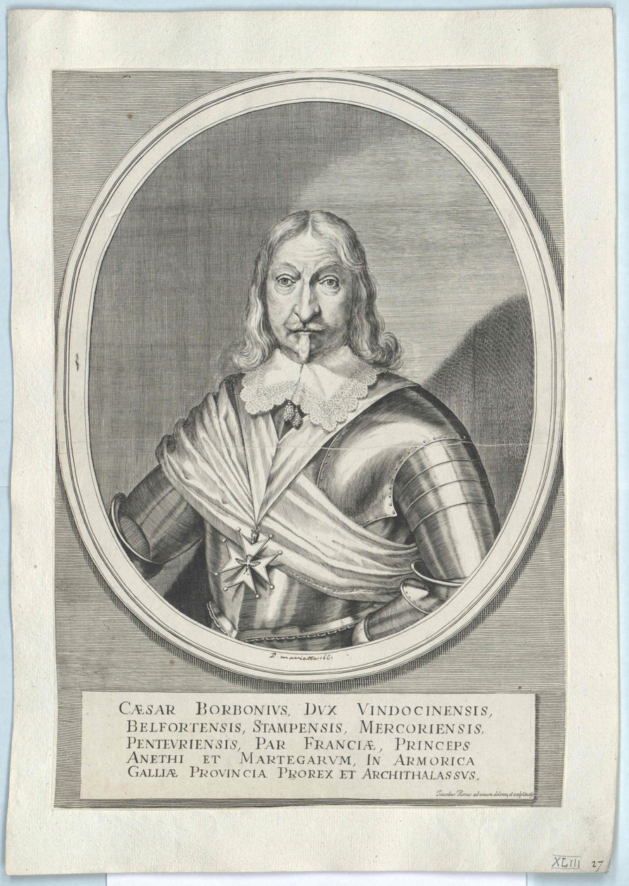 Duke of Vend006d00650020Bourbon alkotó: Artist Unknown