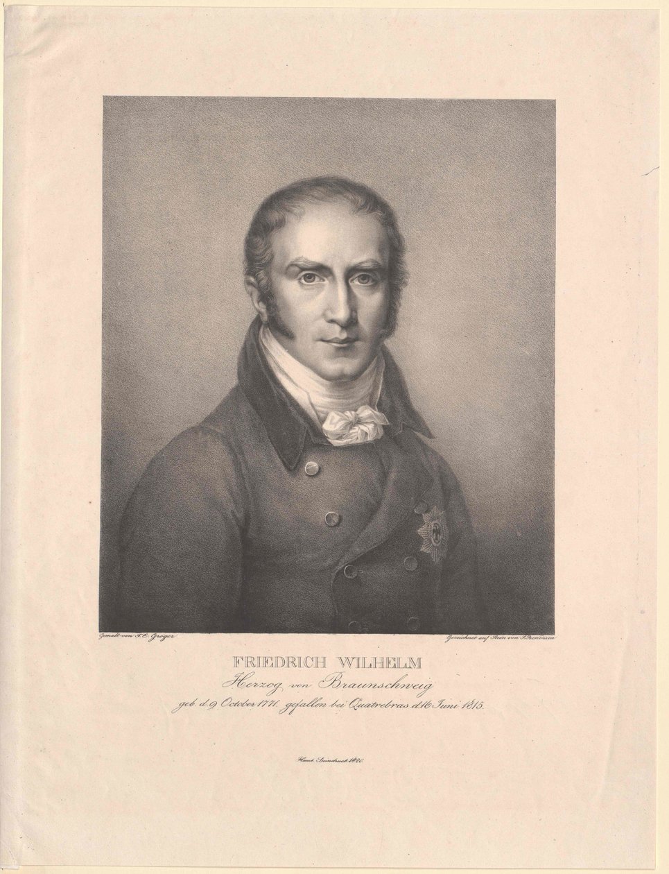 Friedrich Wilhelm, Brunswick-Oels hercege Friedrich Wilhelm alkotó: Artist Unknown