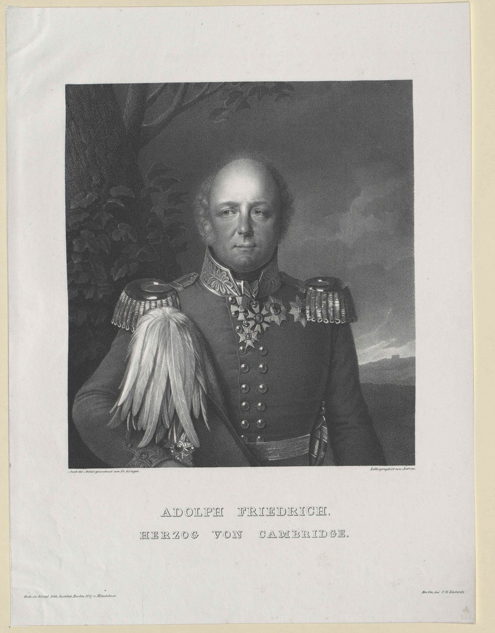 Adolf Friedrich cambridge-i herceg alkotó: Artist Unknown
