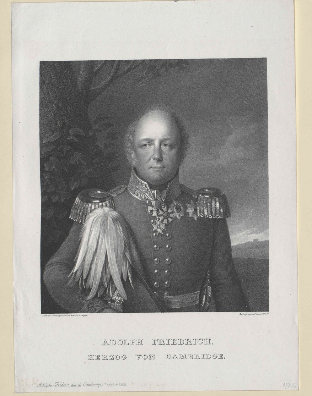 Adolf Friedrich cambridge-i herceg alkotó: Artist Unknown