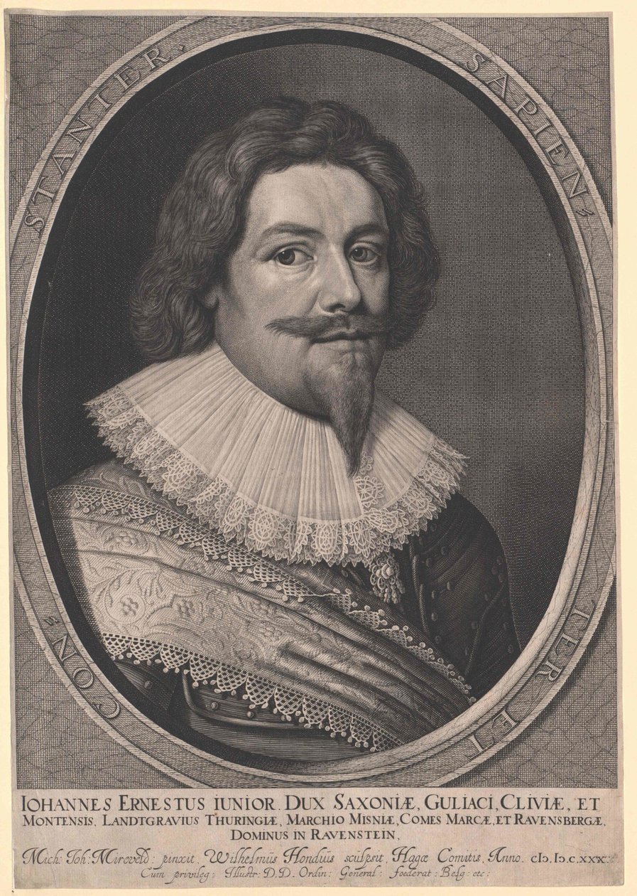 Johann Ernst I. Johann Ernst, a szász-weimari ház hercege alkotó: Artist Unknown