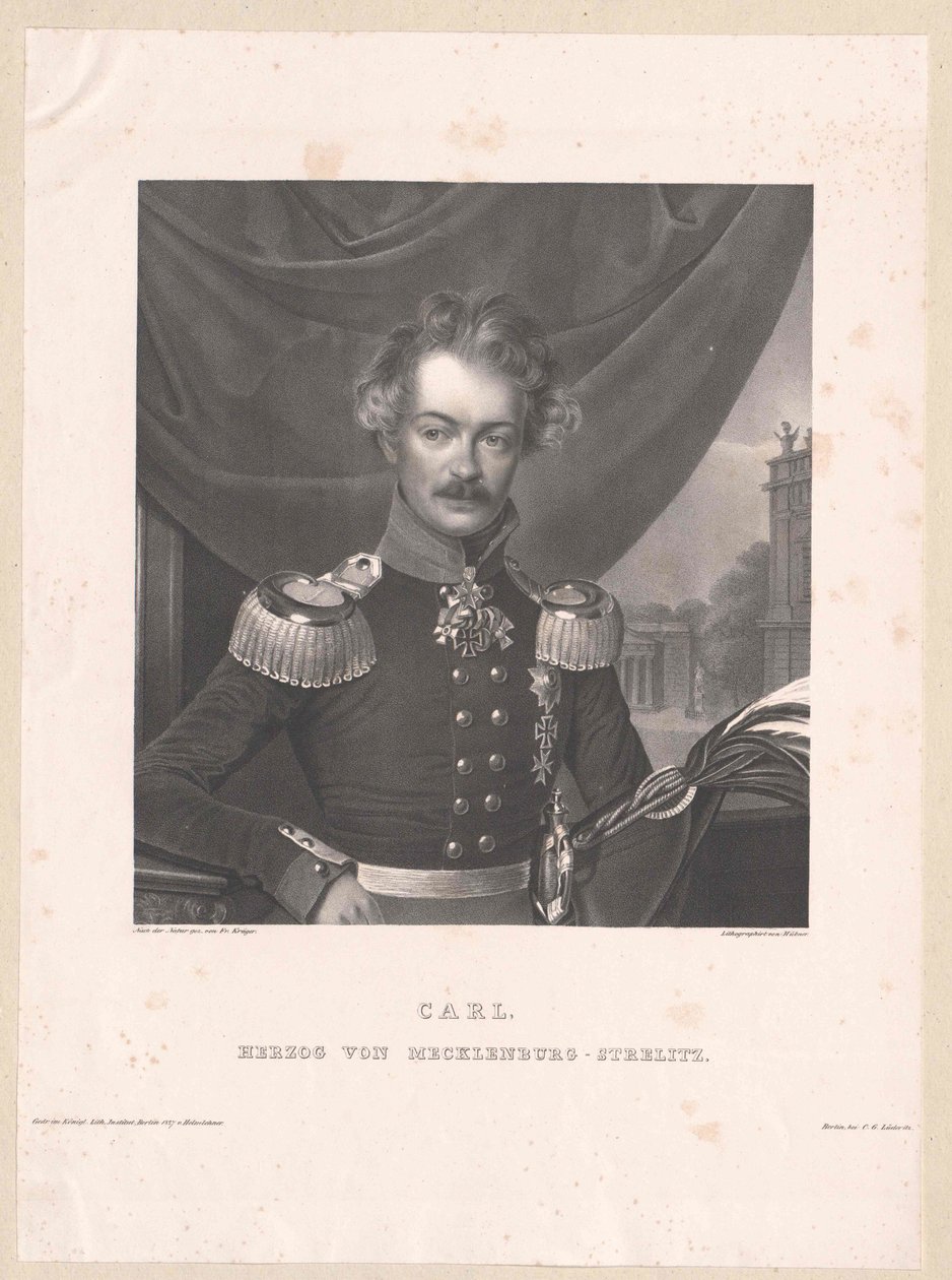Karl, Mecklenburg-Strelitz hercege alkotó: Artist Unknown
