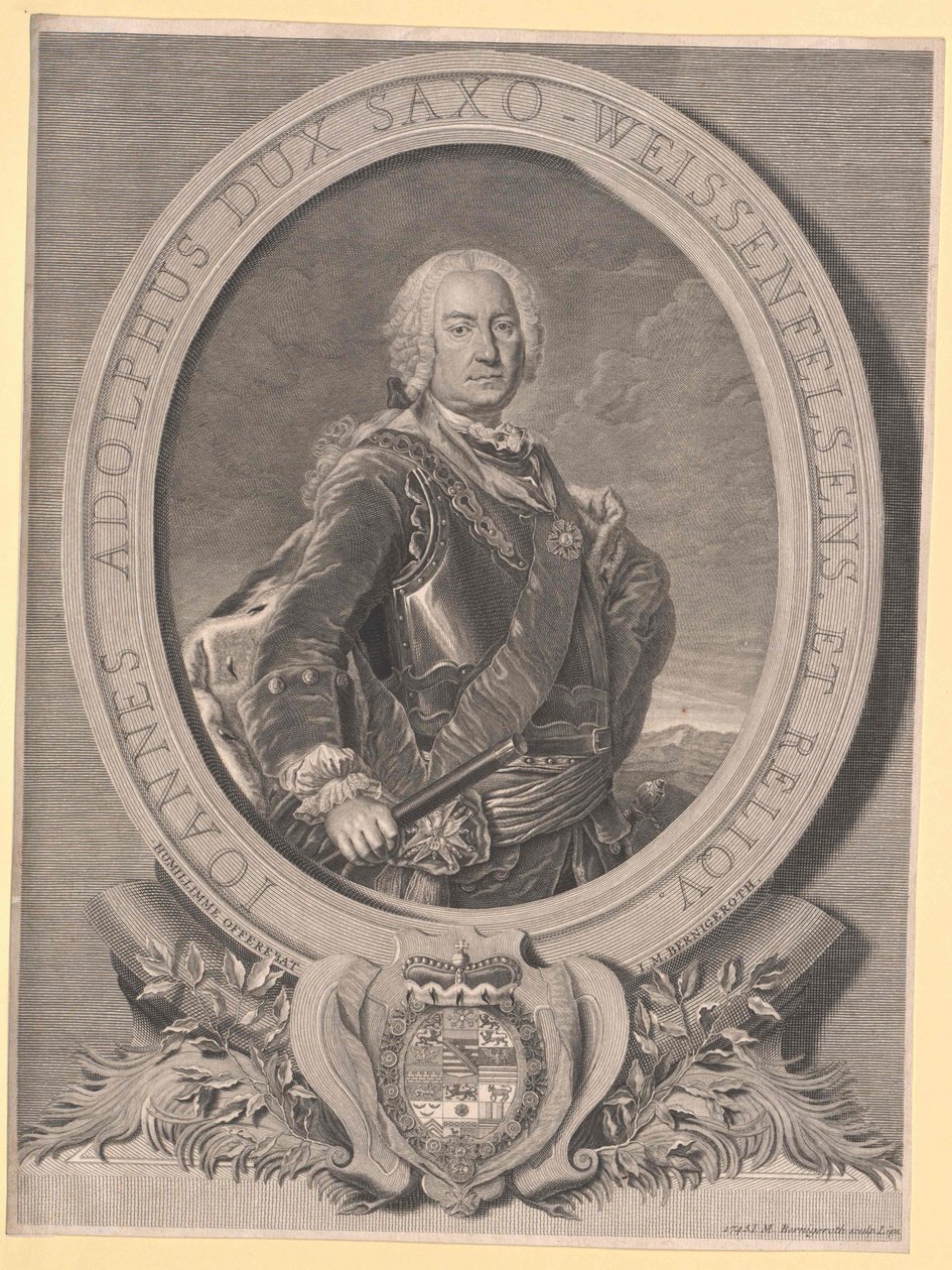 Johann Adolf II. szász-weissenfels-i herceg alkotó: Artist Unknown