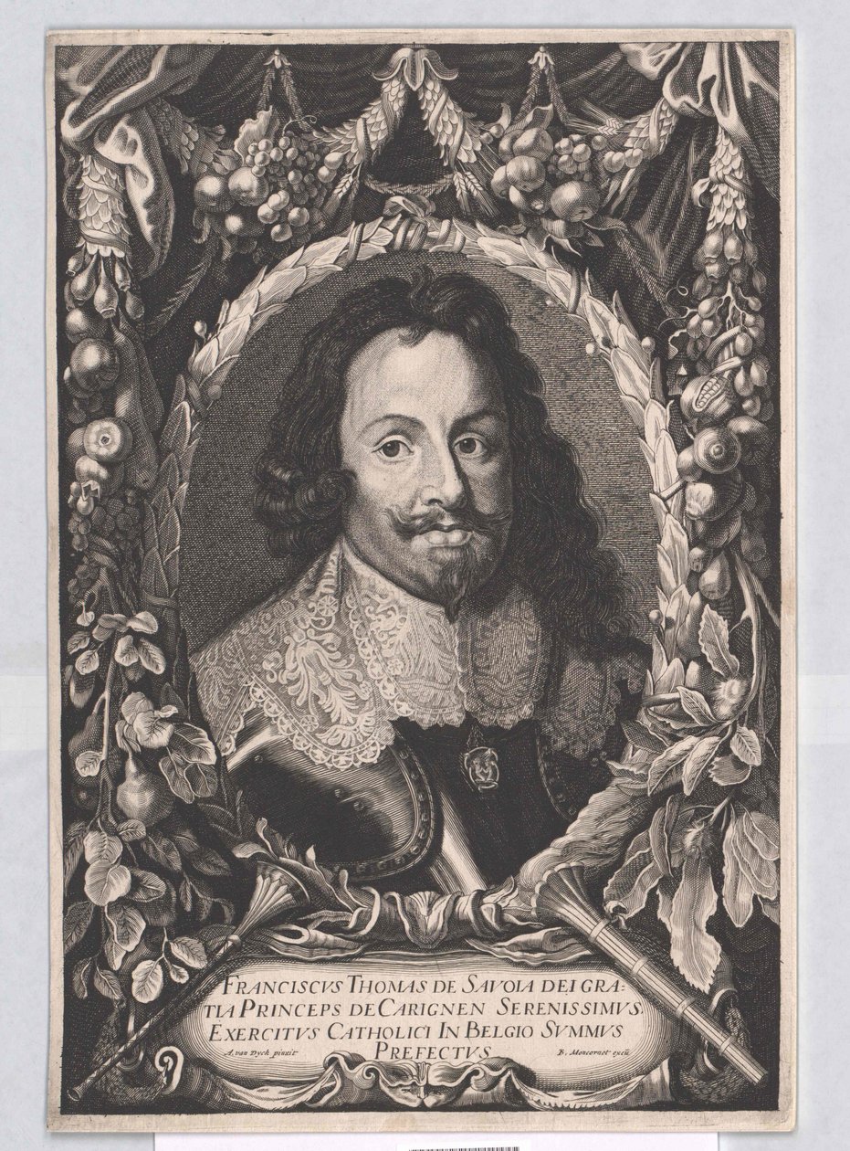 Savoyai herceg Carignan Franz Thomas alkotó: Artist Unknown