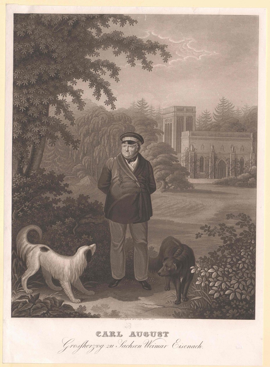 Eisenach Karl August szász-weimari herceg Eisenach alkotó: Artist Unknown