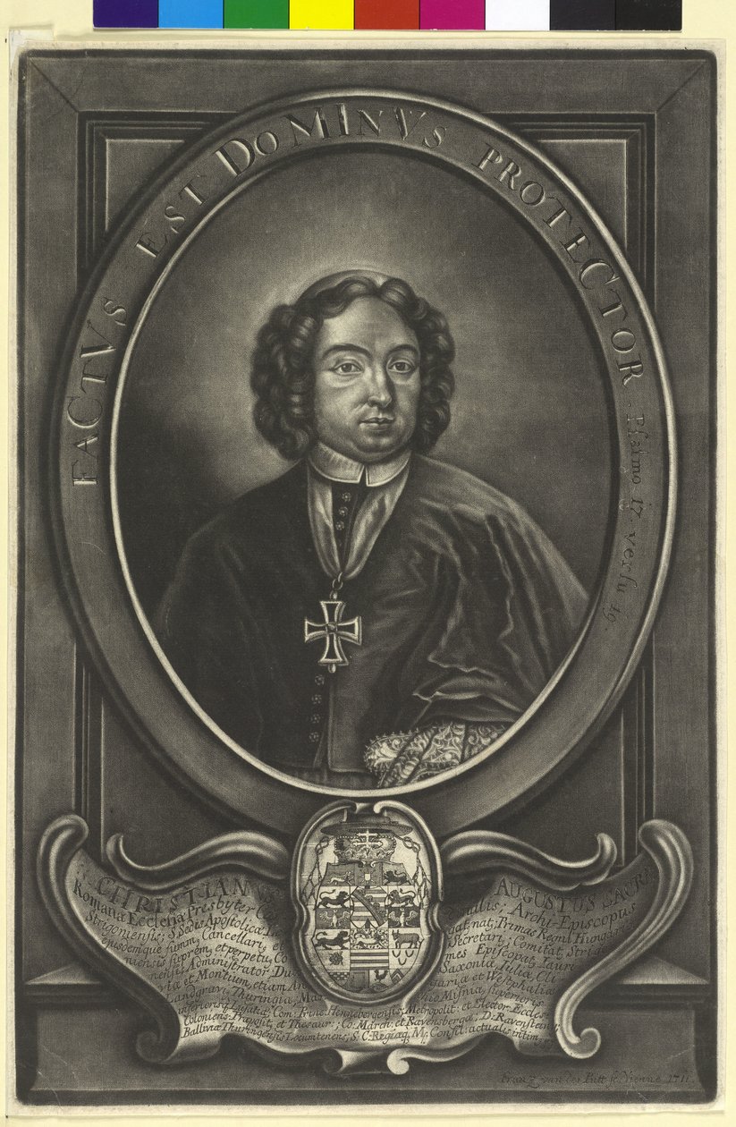 Christian August szász-zeitzi herceg Christian August alkotó: Artist Unknown