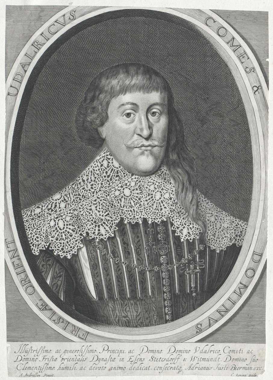 Kelet-Friesland grófja Ulrich II alkotó: Artist Unknown
